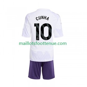 Maillot/Tenue Manchester United Matheus Cunha 10 Enfant Exterieur 2025/2026